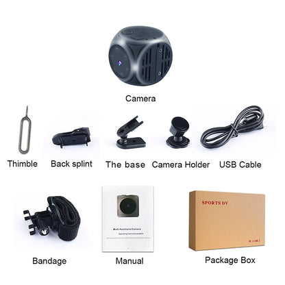 MD21 1080P HD Wireless Camera Sports Outdoor Home Computer Camera, Support Infrared Night Vision / Motion Detection - Security by buy2fix | Online Shopping UK | buy2fix