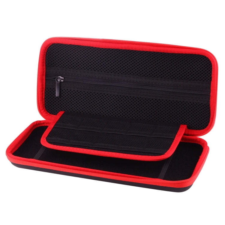 DOBE For Nintendo Switch Game Console Travel Carrying Storage Box Zipper Protective Bag Holder Shell, Size: 26.0 x 12.5 x 4.0cm(Black + Red) - Bags by DOBE | Online Shopping UK | buy2fix