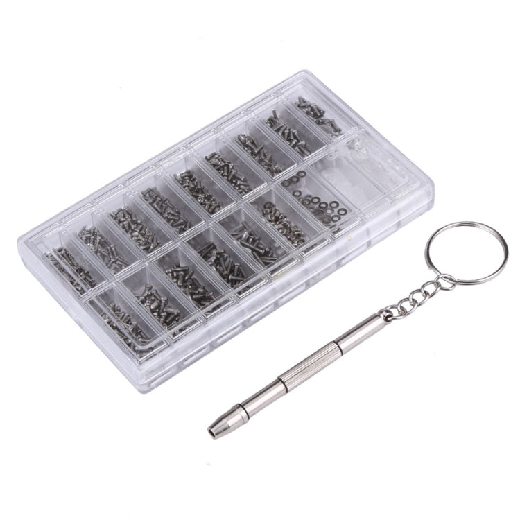 1000 PCS Watch Sunglass Spectacles Screws Nut Repair Kit With a Screwdriver - Home & Garden by buy2fix | Online Shopping UK | buy2fix