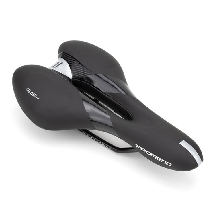 PROMEND SD-567 Hollow Breathable Silicone Racing Bicycle Saddle(Black White) - Bicycle Saddle by PROMEND | Online Shopping UK | buy2fix