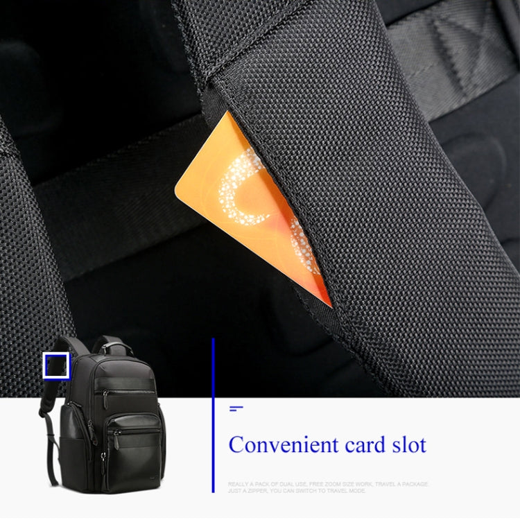 Bopai 851-014211 Business Anti-theft Waterproof Three-layer Large Capacity Double Shoulder Bag,with USB Charging Port, Size: 35.5x24x45cm (Black) - 15.6 - 17 inch by Bopai | Online Shopping UK | buy2fix