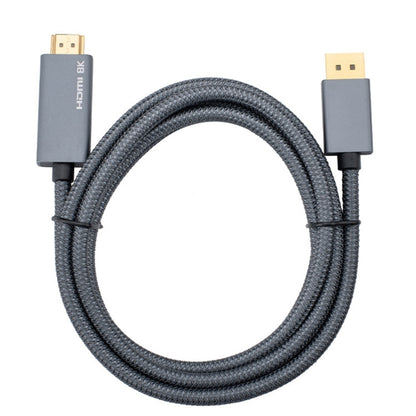 DisplayPort Male to HDMI Male 8K 30Hz HD Braided Adapter Cable, Cable Length: 3m -  by buy2fix | Online Shopping UK | buy2fix