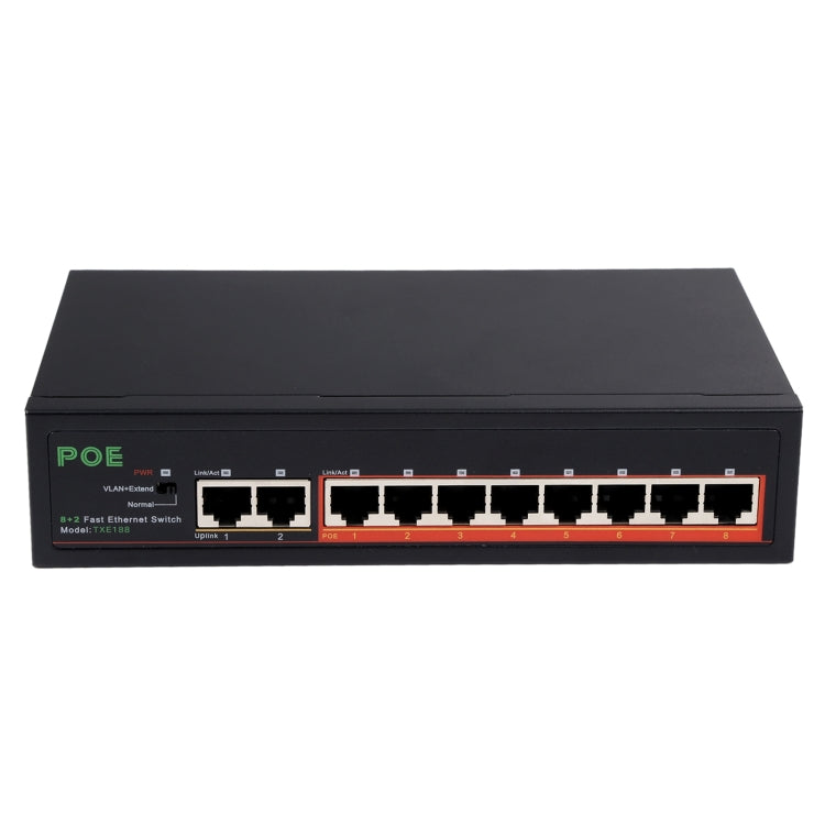 8 Ports 10/100Mbps POE Switch IEEE802.3af Power Over Ethernet Network Switch for IP Camera VoIP Phone AP Devices -  by buy2fix | Online Shopping UK | buy2fix