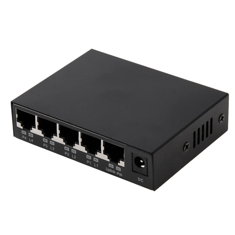 5 Ports 10/100Mbps POE Switch IEEE802.3af Power Over Ethernet Network Switch for IP Camera VoIP Phone AP Devices - Switch by buy2fix | Online Shopping UK | buy2fix