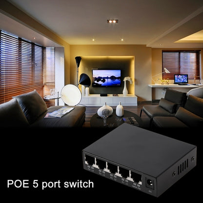 5 Ports 10/100Mbps POE Switch IEEE802.3af Power Over Ethernet Network Switch for IP Camera VoIP Phone AP Devices - Switch by buy2fix | Online Shopping UK | buy2fix