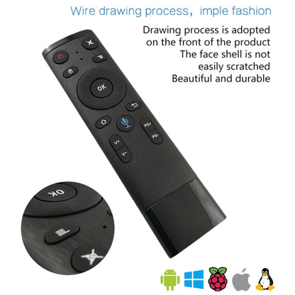 Q5 2.4G RF 3D Brushed Fashion Sense Universal Voice Version Air Mouse Remote Controller - Consumer Electronics by buy2fix | Online Shopping UK | buy2fix