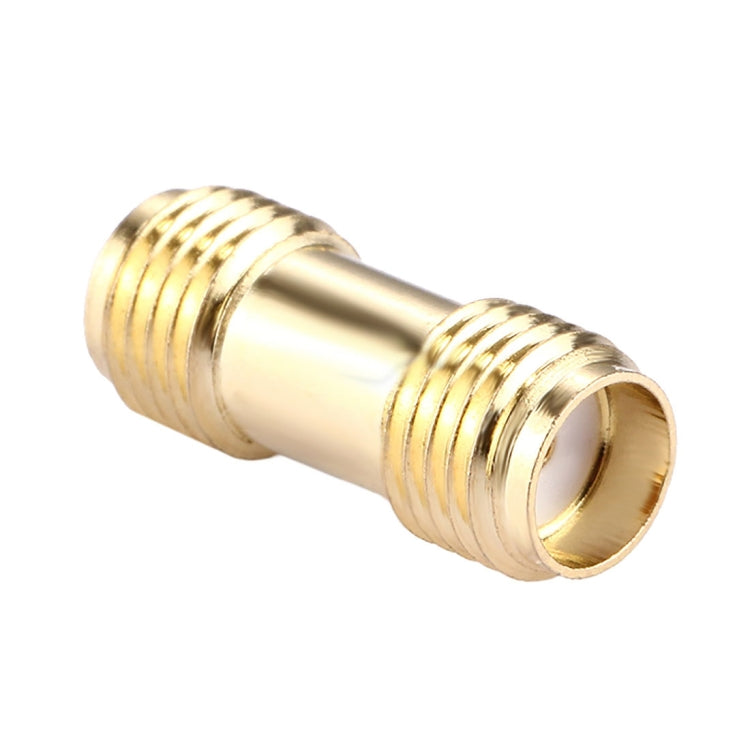 SMA Female to SMA Female Connector Adapter(Gold) - Connectors by buy2fix | Online Shopping UK | buy2fix