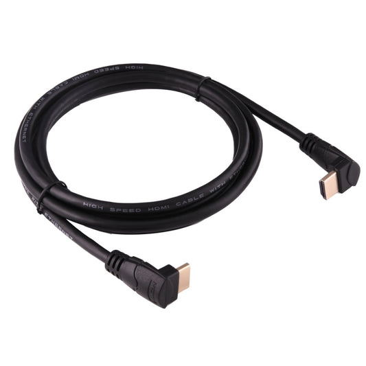 1.8m 4K*2K HDMI 2.0 Version High Speed 90 Degree Right Angle HDMI Male to 90 Degree Right Angle HDMI Male Cable with Ethernet - Cable by buy2fix | Online Shopping UK | buy2fix