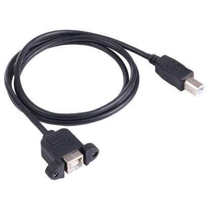 USB BM to BF Printer Extension Cable with Screw Hole, Length: 50cm - USB Cable by buy2fix | Online Shopping UK | buy2fix