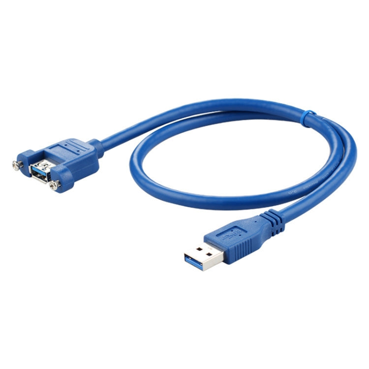 USB 3.0 Male to Female Extension Cable with Screw Nut, Cable Length: 60cm - USB 3.0 by buy2fix | Online Shopping UK | buy2fix