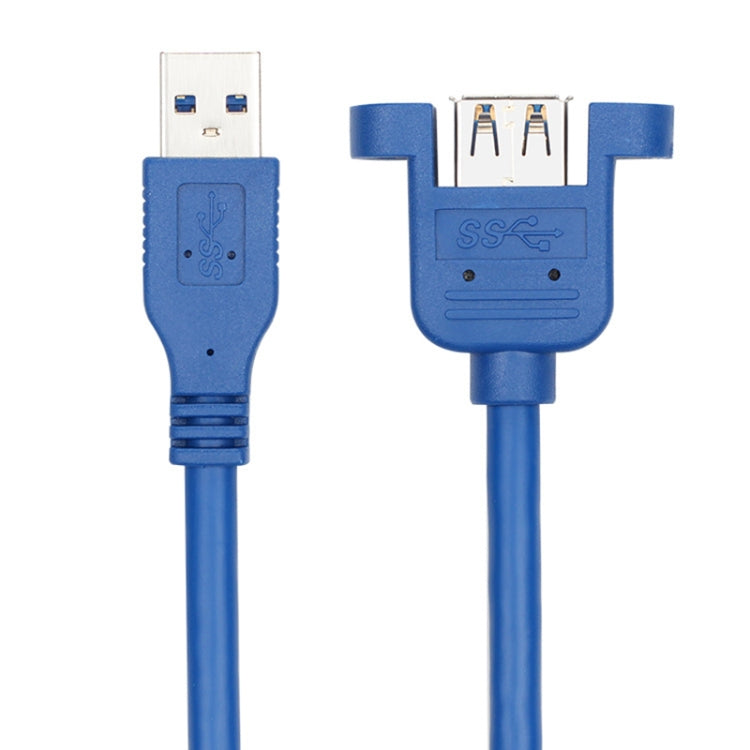 USB 3.0 Male to Female Extension Cable with Screw Nut, Cable Length: 2m - USB 3.0 by buy2fix | Online Shopping UK | buy2fix