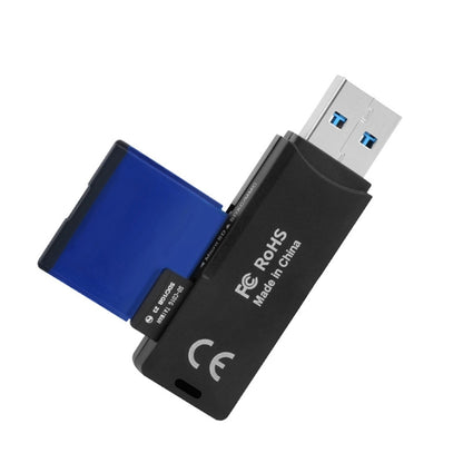 Rocketek CR11 High Speed USB3.0 2 in 1 SD / TF Card Reader (Black) -  by ROCKETEK | Online Shopping UK | buy2fix