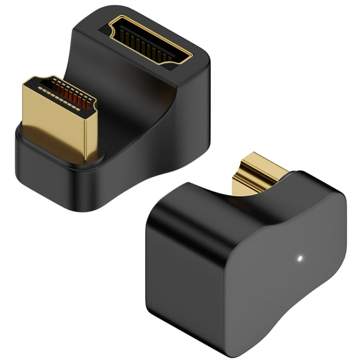 A8K-15 8K HDMI Male to HDMI Female U-bend Adapter - Adapter by buy2fix | Online Shopping UK | buy2fix