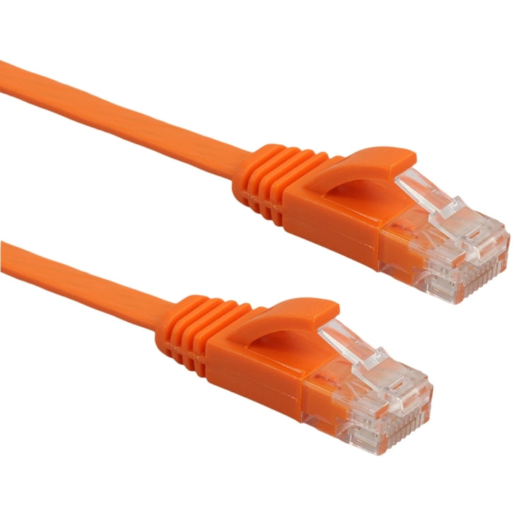 3m CAT6 Ultra-thin Flat Ethernet Network LAN Cable, Patch Lead RJ45 (Orange) - Lan Cable and Tools by buy2fix | Online Shopping UK | buy2fix