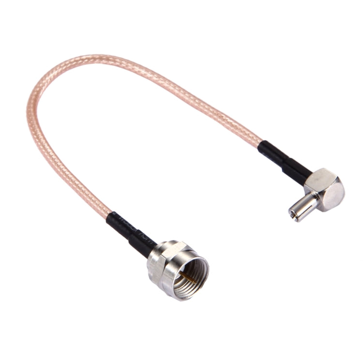 15cm TS9 to F Male RG316 Cable(Gold) -  by buy2fix | Online Shopping UK | buy2fix