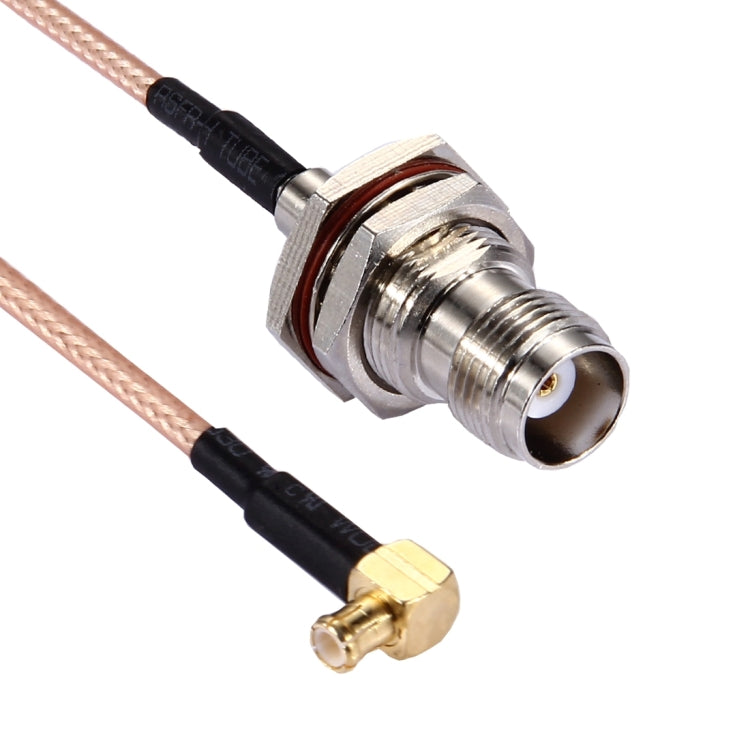 15cm TNC Female to MCX Male 90 Degree Elbow RG316 Cable - Connectors by buy2fix | Online Shopping UK | buy2fix