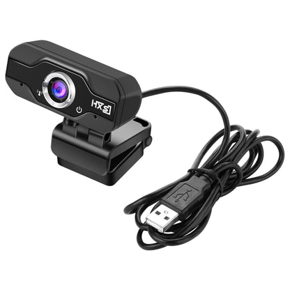 HXSJ S50 30fps 100 Megapixel 720P HD Webcam for Desktop / Laptop / Smart TV, with 10m Sound Absorbing Microphone, Cable Length: 1.4m -  by HXSJ | Online Shopping UK | buy2fix