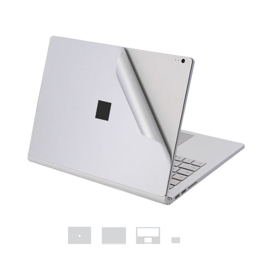 4 in 1 Notebook Shell Protective Film Sticker Set for Microsoft Surface Book 13.5 inch(Silver) - Computer & Networking by buy2fix | Online Shopping UK | buy2fix