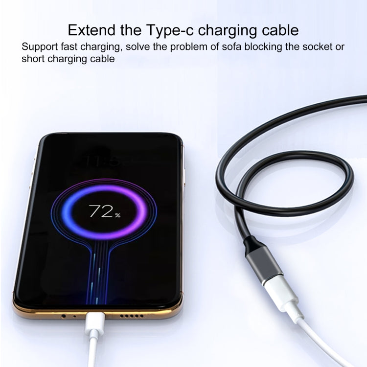 USB-C / Type-C Male to USB-C / Type-C Female Adapter Cable, Cable Length: 1m - Computer & Networking by buy2fix | Online Shopping UK | buy2fix