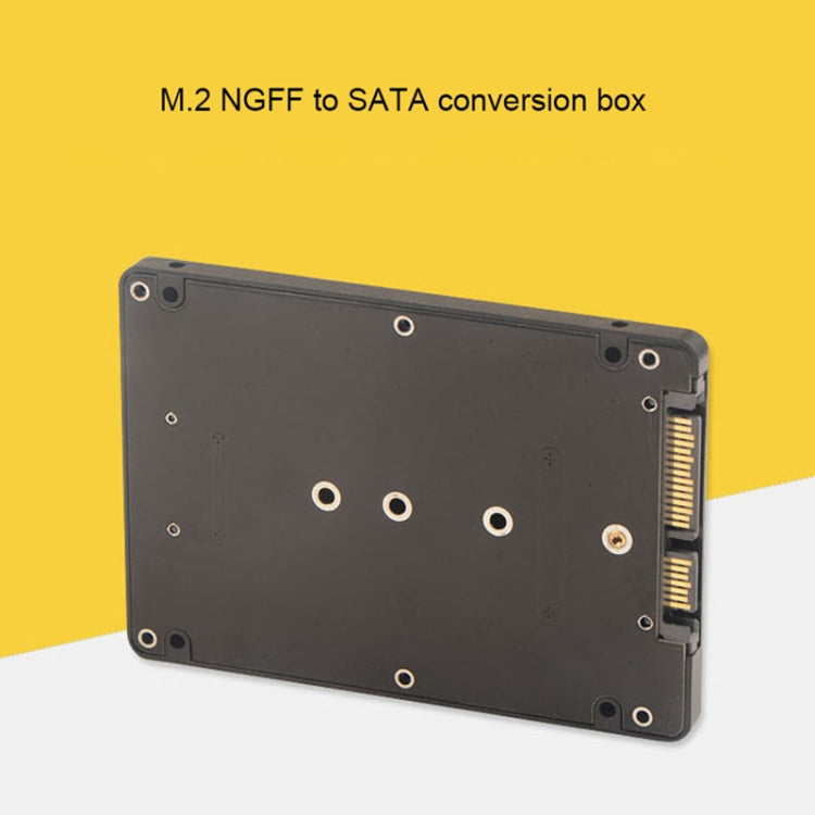 M.2 NGFF SSD to 2.5 inch SATA III Adapter Card with Cover - HDD Enclosure by buy2fix | Online Shopping UK | buy2fix