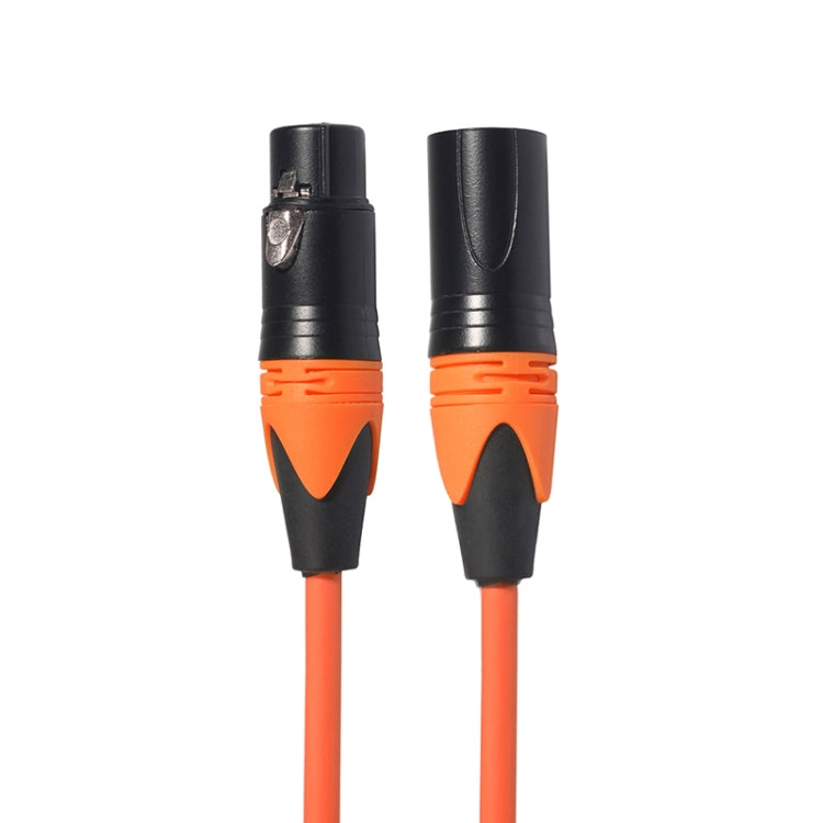 XRL Male to Female Microphone Mixer Audio Cable, Length: 5m (Orange) - Consumer Electronics by buy2fix | Online Shopping UK | buy2fix