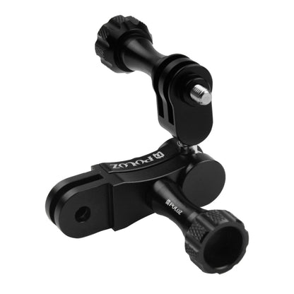 PULUZ CNC Aluminum Ball Joint Mount with 2 Long Screws for GoPro Hero11 Black / HERO10 Black /9 Black /8 Black /7 /6 /5 /5 Session /4 Session /4 /3+ /3 /2 /1, DJI Osmo Action and Other Action Cameras(Black) - DJI & GoPro Accessories by PULUZ | Online Shopping UK | buy2fix