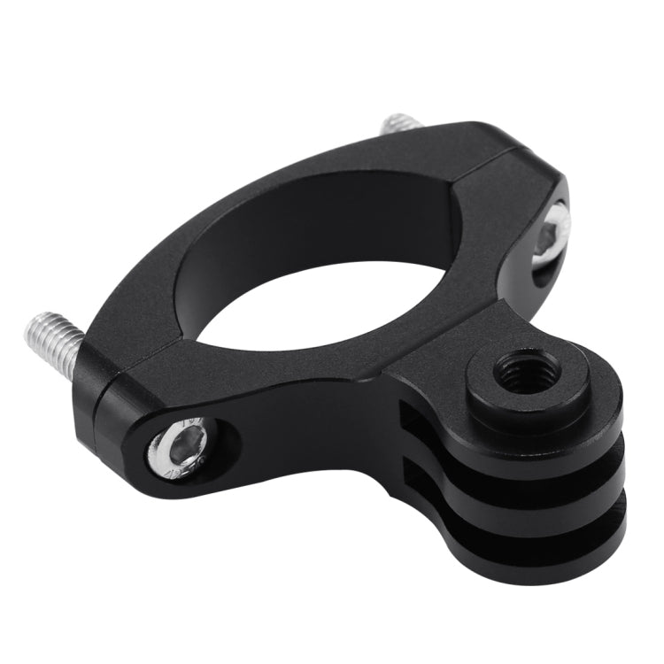 PULUZ Bike Handlebar Adapter Aluminum Mount for GoPro, Insta360, DJI and Other Action Cameras(Black) - Bicycle Handlebar Mount by PULUZ | Online Shopping UK | buy2fix