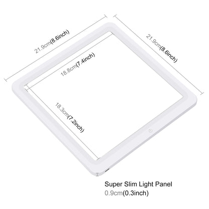 PULUZ 20cm LED Shadowless Light Pad for Photo Studio Box -  by PULUZ | Online Shopping UK | buy2fix