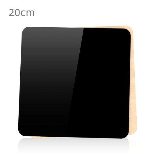 PULUZ 20cm Photography Acrylic Reflective Display Table Background Board(Black) - Camera Accessories by PULUZ | Online Shopping UK | buy2fix