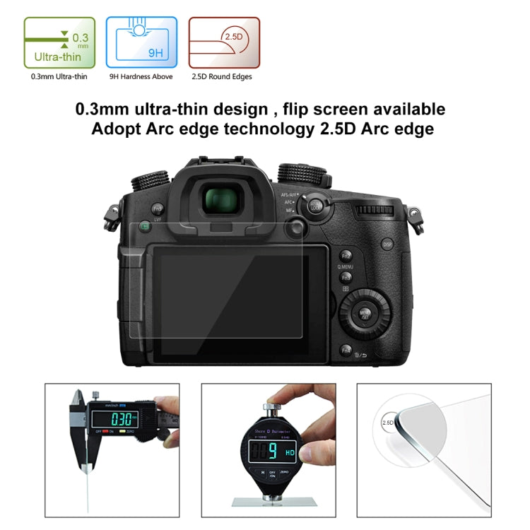 PULUZ 2.5D 9H Tempered Glass Film for Panasonic GH5, Compatible with Canon EOS M3 / M5 / M10 - Camera Accessories by PULUZ | Online Shopping UK | buy2fix