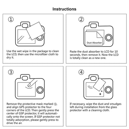 PULUZ 2.5D 9H Tempered Glass Film for Sony Alpha 7 IV / A7 IV / ILCE-7M4 / A7M4 - Camera Accessories by PULUZ | Online Shopping UK | buy2fix