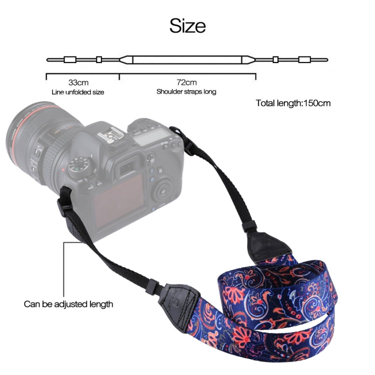 PULUZ Retro Ethnic Style Multi-color Series Shoulder Neck Strap Camera Strap for SLR / DSLR Cameras - Camera Accessories by PULUZ | Online Shopping UK | buy2fix