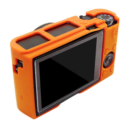 PULUZ Soft Silicone Protective Case for Sony RX100 III / IV / V(Orange) - Camera Accessories by PULUZ | Online Shopping UK | buy2fix