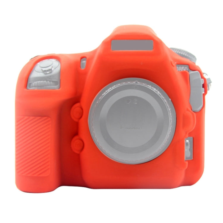 PULUZ Soft Silicone Protective Case for Nikon D850(Red) - Protective Case by PULUZ | Online Shopping UK | buy2fix