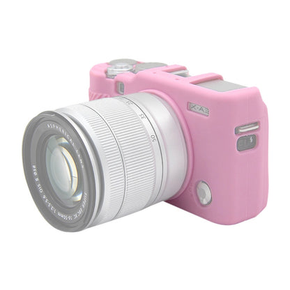 PULUZ Soft Silicone Protective Case for FUJIFILM X-A3 / X-A10(Pink) - Protective Case by PULUZ | Online Shopping UK | buy2fix