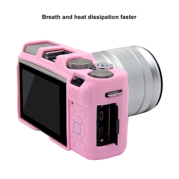 PULUZ Soft Silicone Protective Case for FUJIFILM X-A3 / X-A10(Pink) - Protective Case by PULUZ | Online Shopping UK | buy2fix