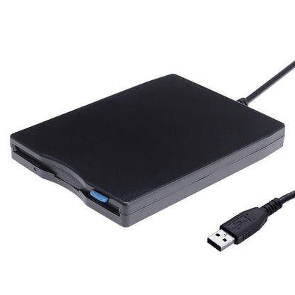 USB Portable Diskette Drive, USB External Floppy Drive(Black) - Rewritable Drive by buy2fix | Online Shopping UK | buy2fix