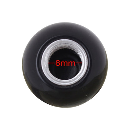 Universal 8mm American Billiards No.8 Ball Style Plastic Car Tire Valve Caps, Pack of 4(Black) - In Car by buy2fix | Online Shopping UK | buy2fix