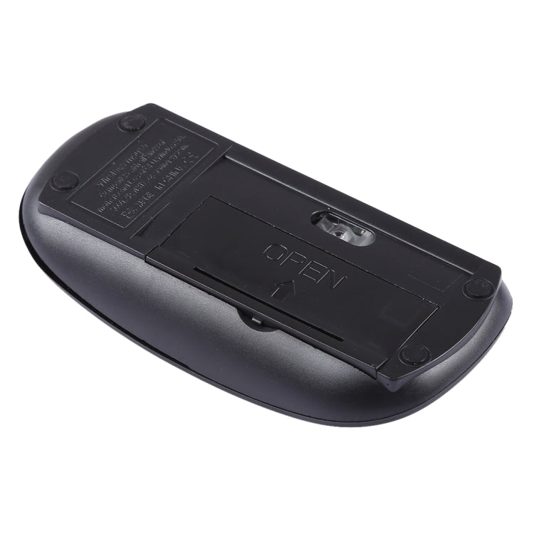 2.4GHz Wireless Ultra-thin Laser Optical Mouse with USB Mini Receiver, Plug and Play(Black) - Computer & Networking by buy2fix | Online Shopping UK | buy2fix