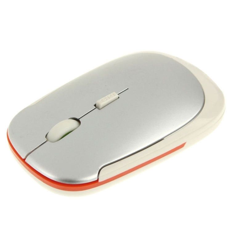 2.4GHz Wireless Ultra-thin Mouse(Silver) - Wireless Mice by buy2fix | Online Shopping UK | buy2fix