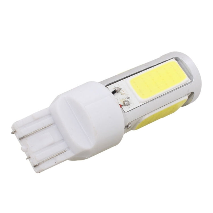 2PCS T20 Dual Wires 1250LM 20W + 5W 5 x COB LED White Light Brake Light Daytime Running Light Bulb, DC 12V - In Car by buy2fix | Online Shopping UK | buy2fix