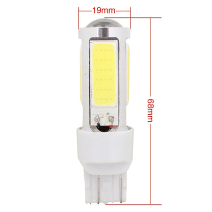 2PCS T20 Dual Wires 1250LM 20W + 5W 5 x COB LED White Light Brake Light Daytime Running Light Bulb, DC 12V - In Car by buy2fix | Online Shopping UK | buy2fix