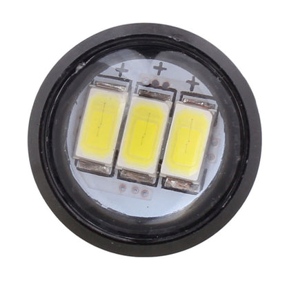 2 PCS MZ 22.5mm 1.5W 150LM White Light 3 LED SMD 5630 Spotlight Eagle Eye Light Daytime Running Light for Vehicles - In Car by buy2fix | Online Shopping UK | buy2fix