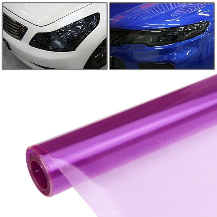 Protective Decoration Car Light Membrane /Lamp Sticker, Size: 100cm(L) x 40cm(W(Purple) - Auto Film by buy2fix | Online Shopping UK | buy2fix