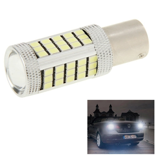 2 PCS 1156/BA15S 3W White 66 LED SMD 2835 Brake Light for Vehicles, DC 12V - In Car by buy2fix | Online Shopping UK | buy2fix