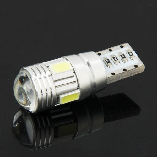 T10 2W White 130LM 6 LED SMD 5730 Backup Reverse Light Turn Signal Bulb for Vehicles, DC 12V - In Car by buy2fix | Online Shopping UK | buy2fix