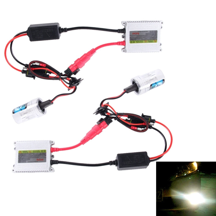 DC12V 35W 2x H7 Slim HID Xenon Light, High Intensity Discharge Lamp, Color Temperature: 8000K - In Car by buy2fix | Online Shopping UK | buy2fix