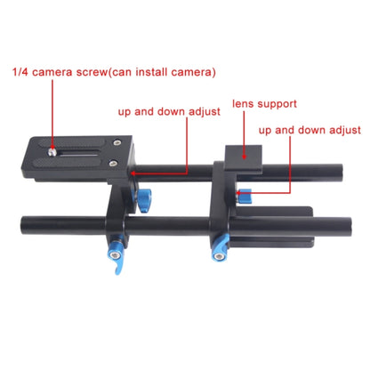 YEANGU YLG1005A 15mm Quick Release Rail Rod for SLR Cameras - Camera Accessories by YELANGU | Online Shopping UK | buy2fix
