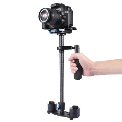 YELANGU 38.5-61cm Carbon Fiber Handheld Stabilizer for DSLR & DV Digital Video & Cameras, Capacity Range 0.5-3kg(Blue) - Camera Accessories by YELANGU | Online Shopping UK | buy2fix