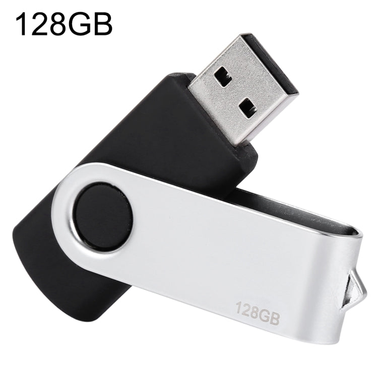 128GB Twister USB 2.0 Flash Disk(Black) - USB Flash Drives by buy2fix | Online Shopping UK | buy2fix